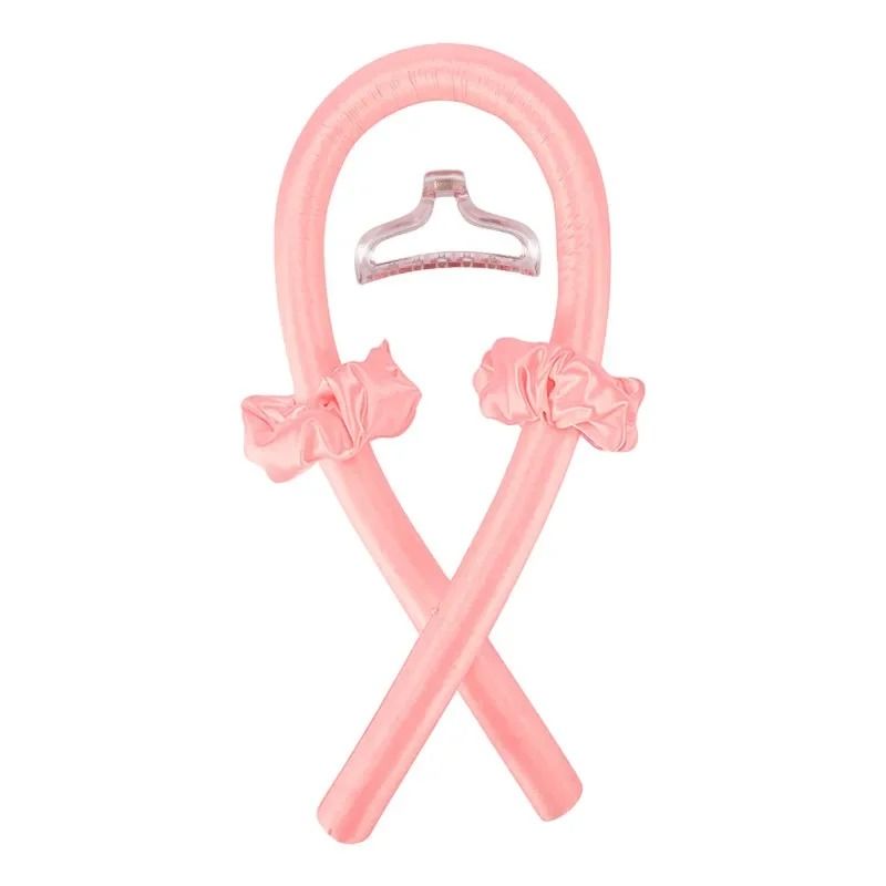 Heatless Curling Rod Headband No Heat Hair Curlers Silk Ribbon Overnight Curlers 11