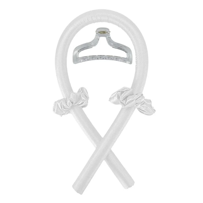 Heatless Curling Rod Headband No Heat Hair Curlers Silk Ribbon Overnight Curlers 14