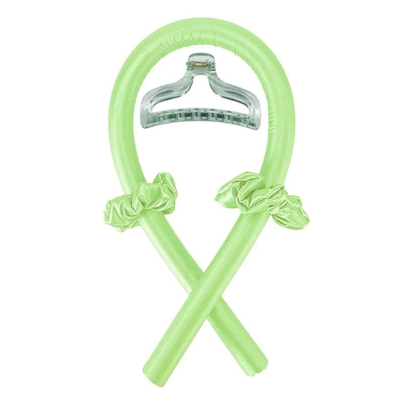 Heatless Curling Rod Headband No Heat Hair Curlers Silk Ribbon Overnight Curlers 16