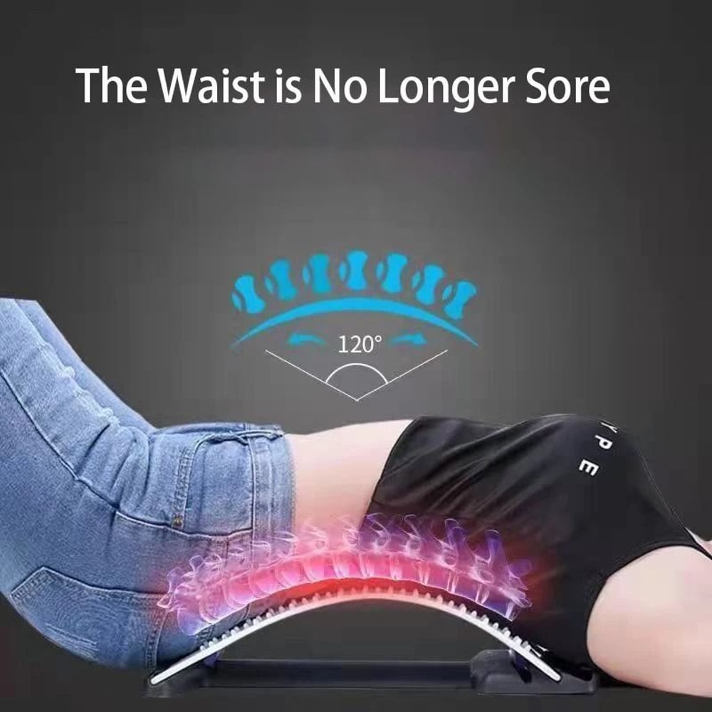 Back Stretcher For Back Pain Relief Multi Level Spine Decompression Support Board 6