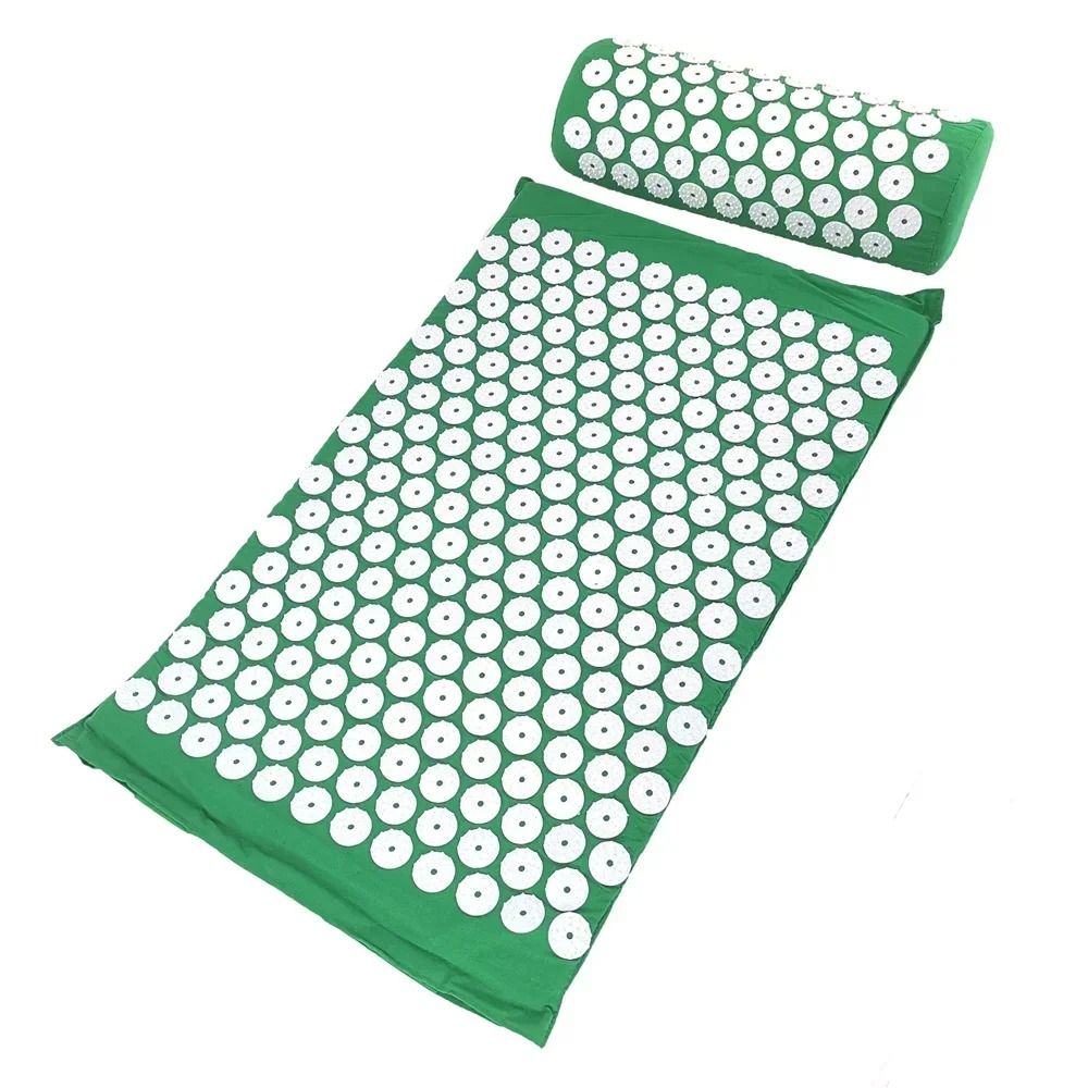 Acupressure Mat Set With Pillow For Back Pain Relief And Deep Stress Relaxation 0