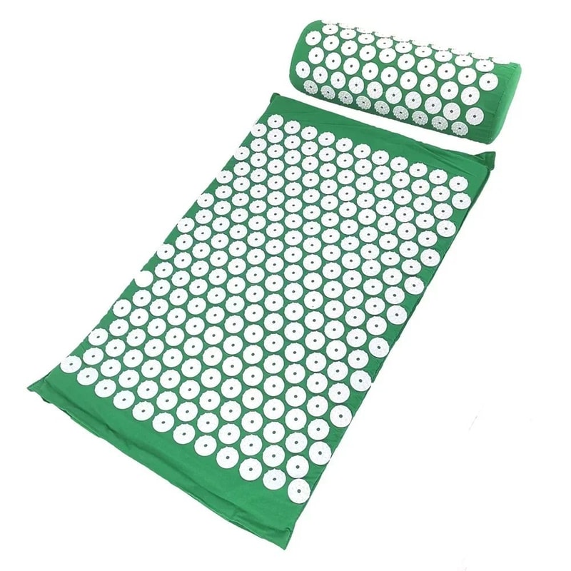 Acupressure Mat Set With Pillow For Back Pain Relief And Deep Stress Relaxation 0
