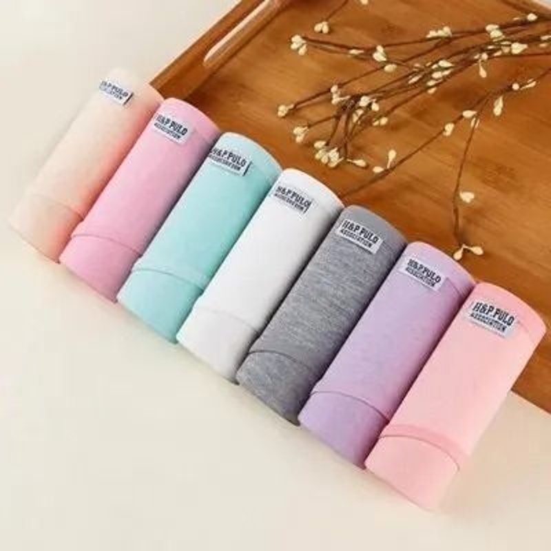 7 Pack Cotton Panties For Women Plus Size Underwear Breathable Comfort Briefs 0