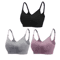 3 Pack Cotton Seamless Maternity Nursing Bras Breathable Support For Breastfeeding 10