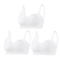 3 Pack Cotton Seamless Maternity Nursing Bras Breathable Support For Breastfeeding 1