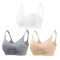 3 Pack Cotton Seamless Maternity Nursing Bras Breathable Support For Breastfeeding 7