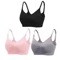 3 Pack Cotton Seamless Maternity Nursing Bras Breathable Support For Breastfeeding 13