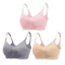 3 Pack Cotton Seamless Maternity Nursing Bras Breathable Support For Breastfeeding 17