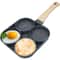 Nonstick 4 Cup Pancake Pan Multi Cavity Egg Frying Pan For Easy Breakfast 3