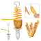 Whirlwind Potato Spiral Cutter Potato Tower Slicer For Fun Crispy Snacks 0