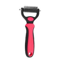 professional pet deshedding brush dog hair remover comb for cats and dogs