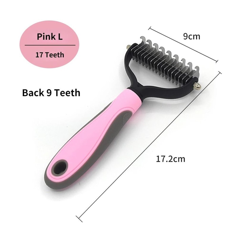 Professional Pet Deshedding Brush Dog Hair Remover Comb For Cats And Dogs 13