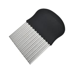 stainless steel crinkle cutter wavy potato slicer for fries chips and veggies