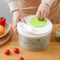 Salad Spinner Lettuce Washer And Dryer Vegetable Greens Drainer For Fresh Crisp Salads 3