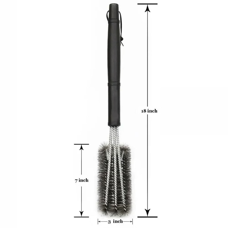 Outdoor BBQ Grill Cleaning Brush For Grates And Cookouts 4