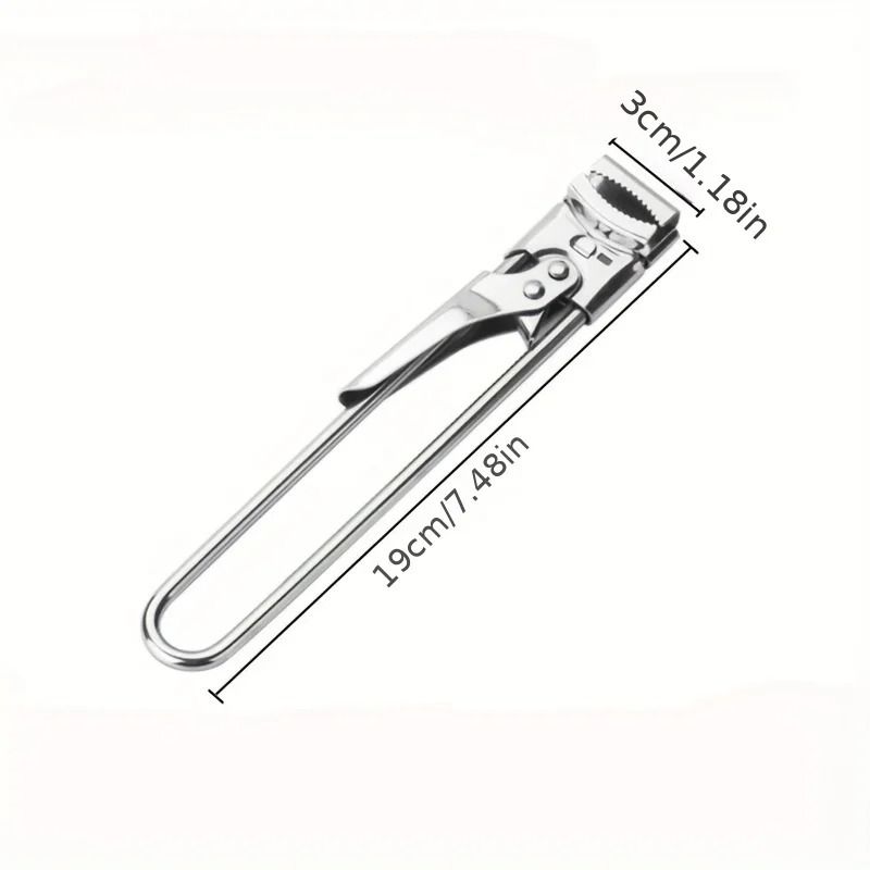 Adjustable Multi Function Bottle Opener Stainless Steel Jar Lid Opener For Easy Twisting 2