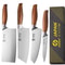 Professional Japanese Kitchen Knife Set Stainless Steel Chef Knife Santoku And Cleaver 10