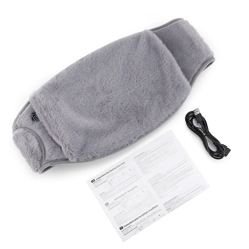 USB Rechargeable Electric Heating Belt Abdominal Heating Pad With 3 Heat Levels 1