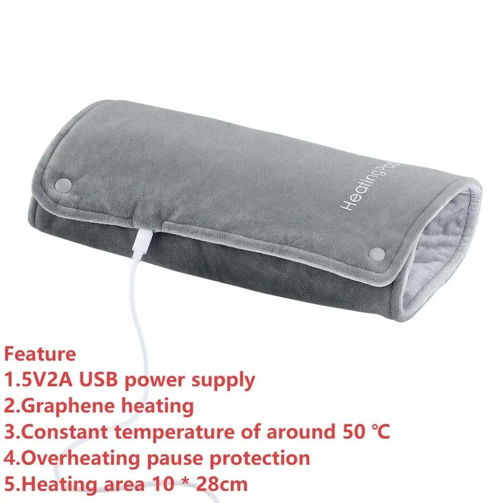 USB Rechargeable Electric Heating Belt Abdominal Heating Pad With 3 Heat Levels 2