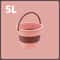 Folding Portable Bucket With Lid Collapsible Silicone Bucket For Camping And Home 2