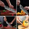 Professional Damascus Kitchen Knife Japanese Santoku And Butcher Cleaver For Precision Cutting 0