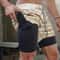 Mens Running Shorts 2 In 1 Quick Dry Workout Training Gym Shorts Camo Style 3