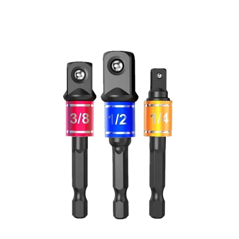 Impact Grade 105 Degree Angle Drill Adapter Right Angle Screwdriver Attachment Extension 3