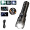 P70 Ultra Bright Flashlight Rechargeable Tactical LED Zoom Light With Built In Battery 8