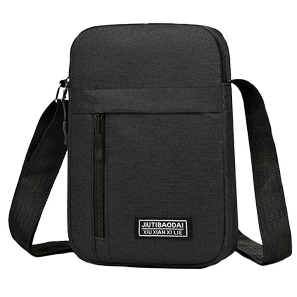 Nylon Crossbody Bag Mens Shoulder Bag Lightweight School Messenger Everyday Sling 2