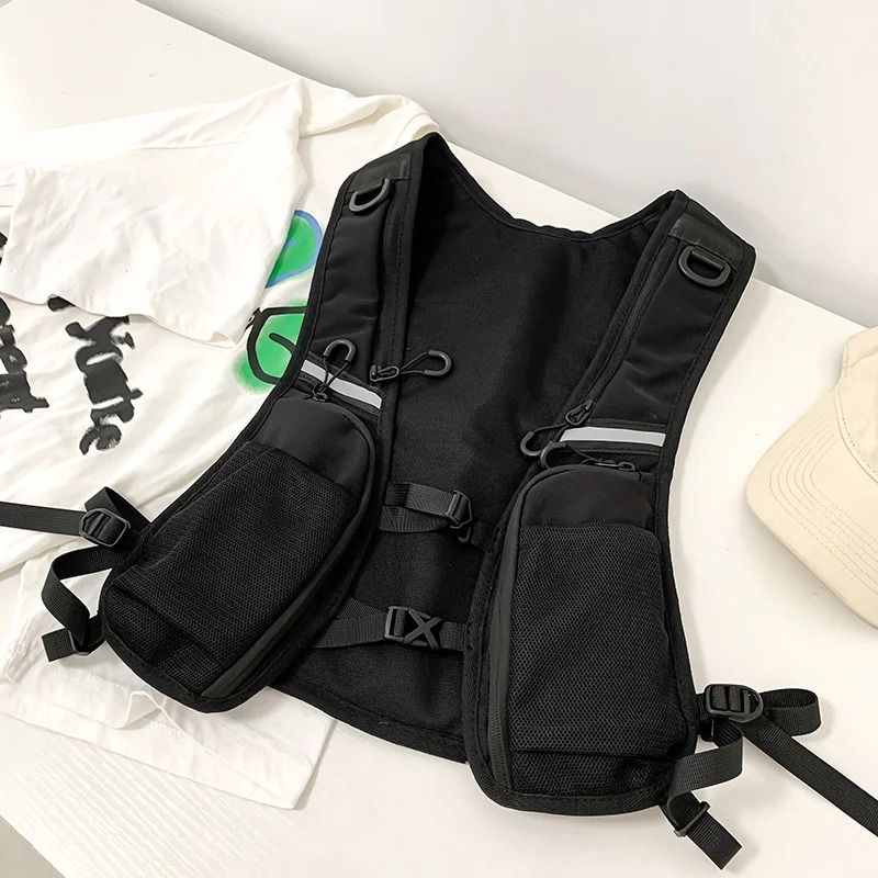 Waterproof Chest Rig Bag Tactical Vest Chest Pack Nylon Streetwear Utility Storage Bag 2