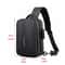 Anti Theft Crossbody Bag Combination Lock Chest Pack USB Charging Mens Travel Sling Bag 7