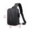 Anti Theft Crossbody Bag Combination Lock Chest Pack USB Charging Mens Travel Sling Bag 7