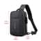 Anti Theft Crossbody Bag Combination Lock Chest Pack USB Charging Mens Travel Sling Bag 5