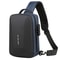 Anti Theft Crossbody Bag Combination Lock Chest Pack USB Charging Mens Travel Sling Bag 3