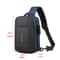 Anti Theft Crossbody Bag Combination Lock Chest Pack USB Charging Mens Travel Sling Bag 6