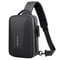 Anti Theft Crossbody Bag Combination Lock Chest Pack USB Charging Mens Travel Sling Bag 12