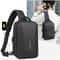 Anti Theft Crossbody Bag Combination Lock Chest Pack USB Charging Mens Travel Sling Bag 17