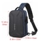 Anti Theft Crossbody Bag Combination Lock Chest Pack USB Charging Mens Travel Sling Bag 10