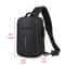 Anti Theft Crossbody Bag Combination Lock Chest Pack USB Charging Mens Travel Sling Bag 4