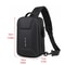 Anti Theft Crossbody Bag Combination Lock Chest Pack USB Charging Mens Travel Sling Bag 4