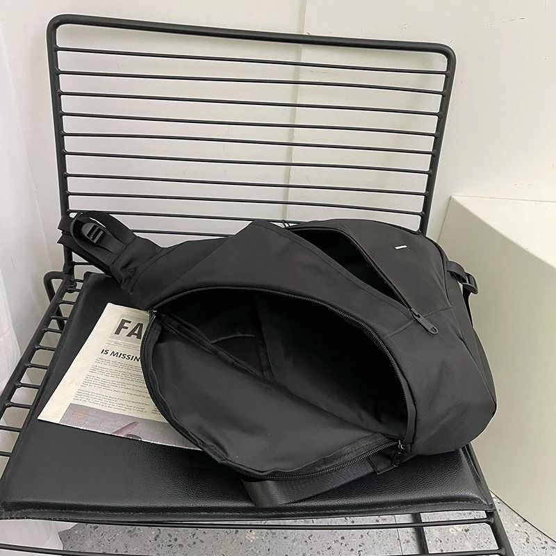 Large Capacity Sling Bag Mens Chest Bag Nylon Crossbody Travel Shoulder Student Backpack 7