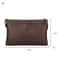 Mens Clutch Bag PU Leather Wallet Business Envelope Phone Travel Pouch 3