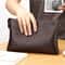 Mens Clutch Bag PU Leather Wallet Business Envelope Phone Travel Pouch 8