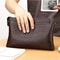 Mens Clutch Bag PU Leather Wallet Business Envelope Phone Travel Pouch 8