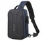 Anti Theft Crossbody Bag For Men Oxford Chest Sling With USB Charging Port And Lock 3