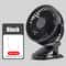Portable USB Mini Clip Fan Quiet Desk Fan For Dorm Office And Travel 3