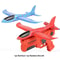 Kids Foam Airplane Toy Launcher Outdoor Glider Plane Set 2
