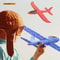 Kids Foam Airplane Toy Launcher Outdoor Glider Plane Set 4