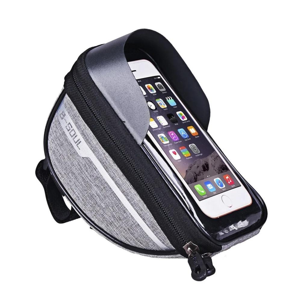 Waterproof Bicycle Handlebar Bag With Bike Phone Holder Storage Pouch 2