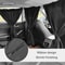 4 Pcs Car Privacy Curtain Set Travel Window Shade For Car Camping And Rest 3
